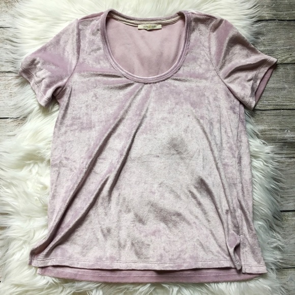 Anthropologie Crushed Velvet Pure + Good Tee - Picture 3 of 5